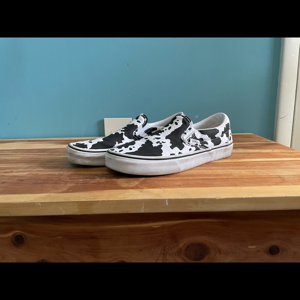 Custom Cow Print Vans